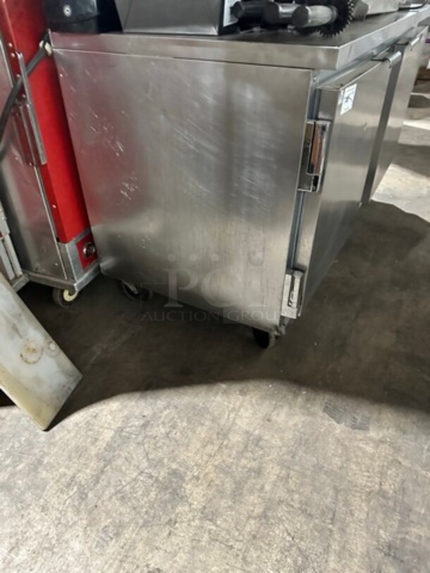 Beverage Air Commercial 2 Door Lowboy/Worktop Cooler! All Stainless Steel! On Casters! Model: WTR60A SN: 8006319 115V 60HZ 1 Phase - Image 3 of 9