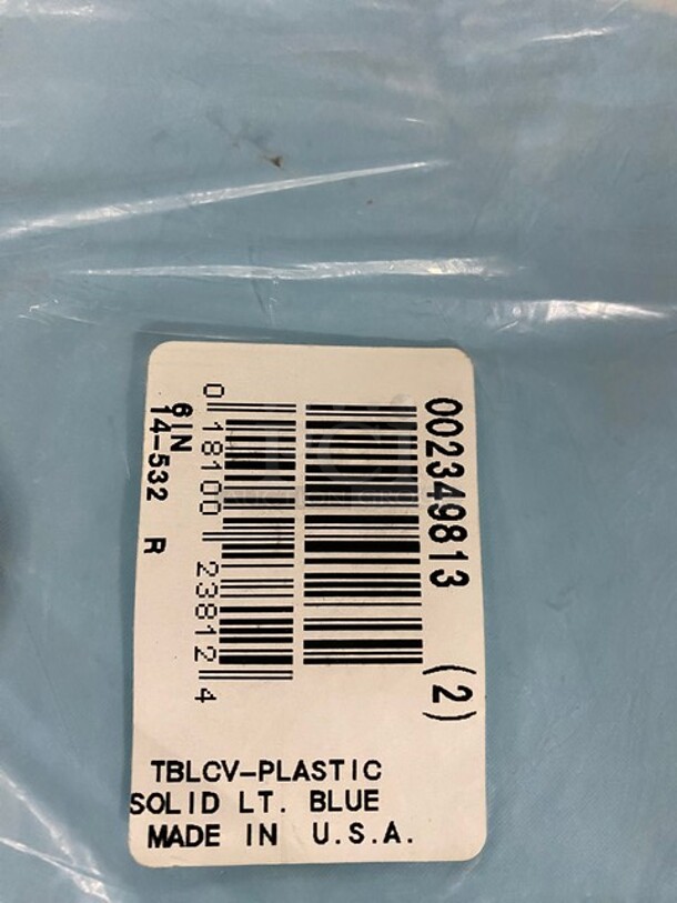 Crown Display! Light Blue Table Cloth! - Image 2 of 5