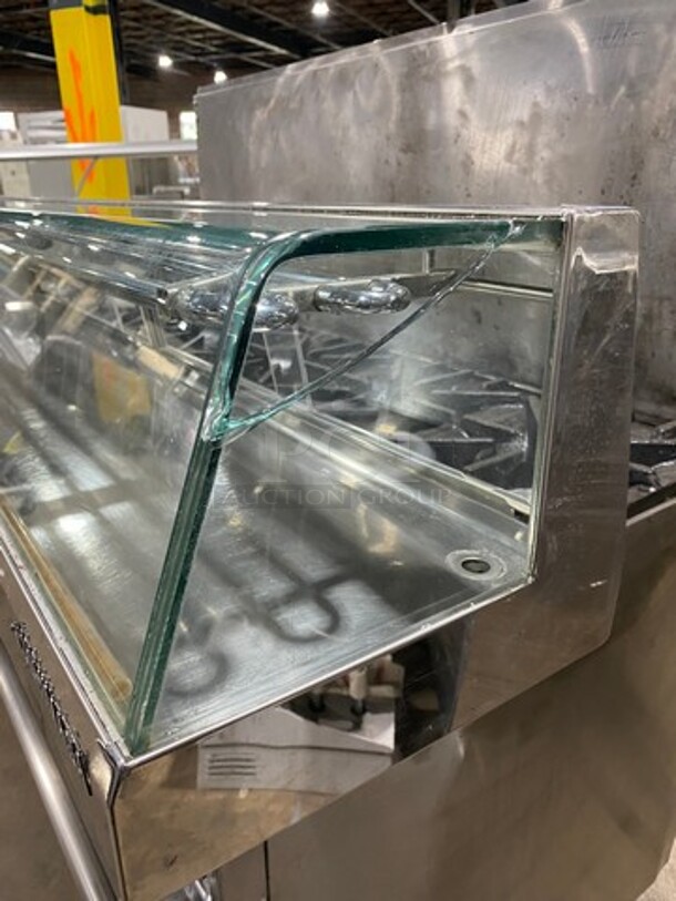 Yoshimasa Commercial Countertop Refrigerated Sushi Display Case Merchandiser! With Slanted Front Glass! Stainless Steel Body! - Image 4 of 8