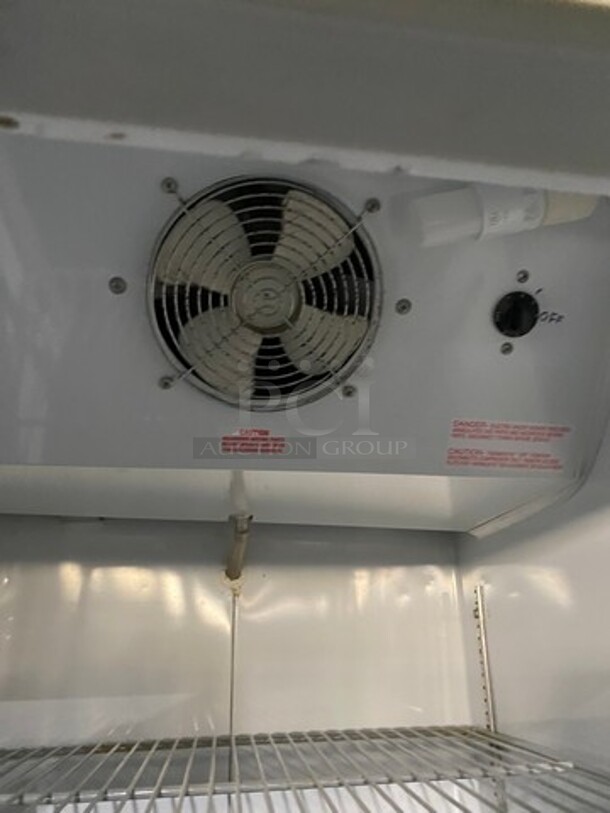 Beverage Air Commercial Single Door Reach-In Cooler! With Poly Coated Racks! Solid Stainless Steel! On Casters! Model: KR241AS SN: 6026093 115V 1 Phase - Image 6 of 10