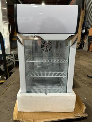 Brand New In Box! Nordon Countertop Glass Door Merchandiser! Eletric Powered! MODEL:SC52B 120V!