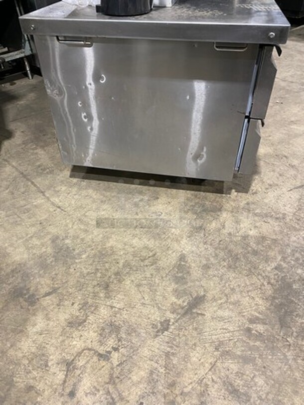 Silver King Commercial Refrigerated Chefs Base! With 4 Drawer Storage Space! All Stainless Steel! On Casters! Model: SKRCB84H SN: SAJE68785A 115V 60HZ 1 Phase - Image 3 of 9