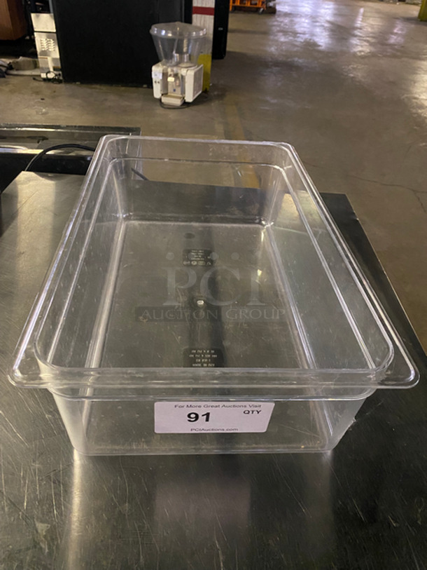 Cambro Clear Poly Multi-Purpose Storage Bin!