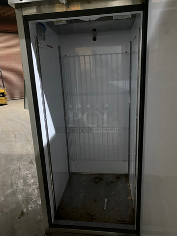 Beverage Air Commercial Single Door Reach In Freezer! All Stainless Steel! On Casters! Model: KF241AS SN: 9031075 115V 60HZ 1 Phase - Image 5 of 9