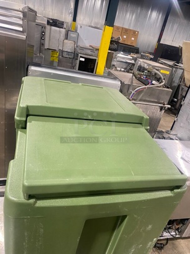 NICE! Cambro Green Poly Ice Caddy! With Drain Spout! - Image 7 of 8
