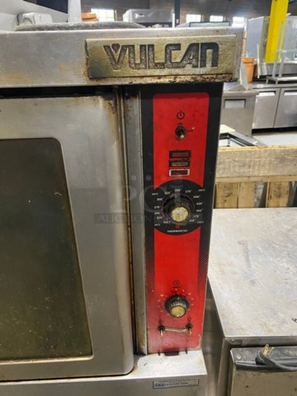 Vulcan Commercial Gas Powered Single Deck Convection Oven! With View Through Doors! Metal Oven Racks! All Stainless Steel! On Casters! - Image 2 of 5