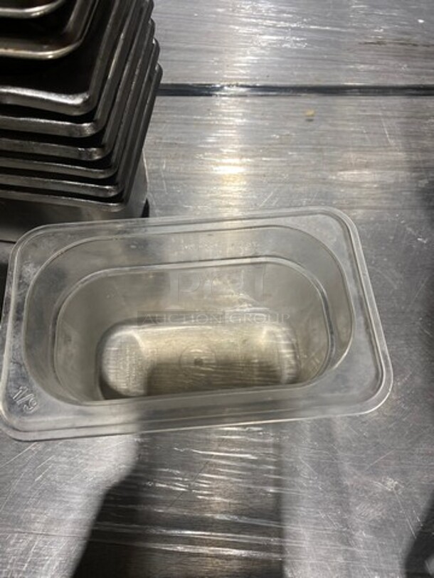 MISCELLANEOUS! Commercial Steam Table/ Prep Table Food Pans! Cambro Clear Poly Food Containers! 23x Your Bid! - Image 5 of 8