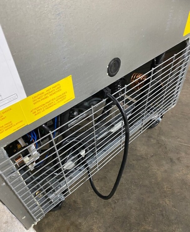 LATE MODEL! 2022 Asber Commercial Single Door Reach In Freezer! All Stainless Steel! On Casters! MODEL ARF23HFHC SN:8102673343 115V 1PH - Image 9 of 9