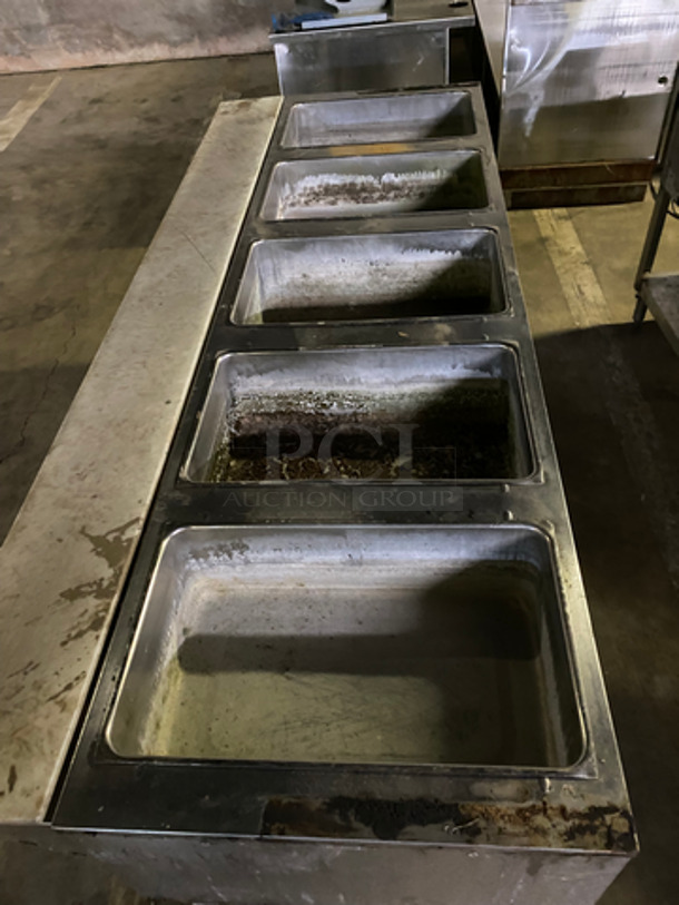 Eagle 4 Well Steam Table! With Storage Shelf Underneath! All Stainless Steel! On Legs! Model: DHT5208 SN: 1004100119 208V 60HZ 1 Phase - Image 5 of 9