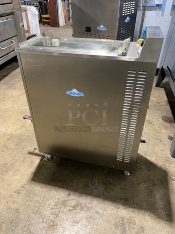 NICE! Carpigiani Commercial Floor Style Pasteurizer Machine! All Stainless Steel! Model PASTOMASTER60 Serial 470888! 220V 3Phase! On Casters! - Image 3 of 9