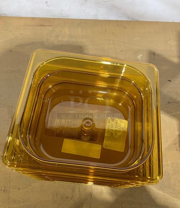 New Rubbermaid Yellow Poly Food Pans! 6x Your Bid! - Image 2 of 8