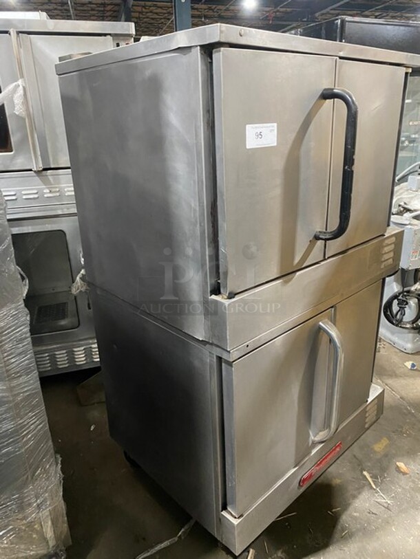  Southbend Commercial Natural Gas Powered Double Deck Convection Oven! With Solid Doors! Metal Oven Racks! All Stainless Steel! On Casters! Silver Star Edition! 2x Your Bid Makes One Unit! - Image 2 of 10