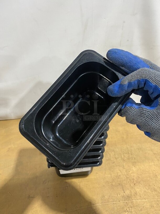 Camwear Polycarbonate Black Food Pans! Model: 94CW! 8X Your Bid!  - Image 7 of 7
