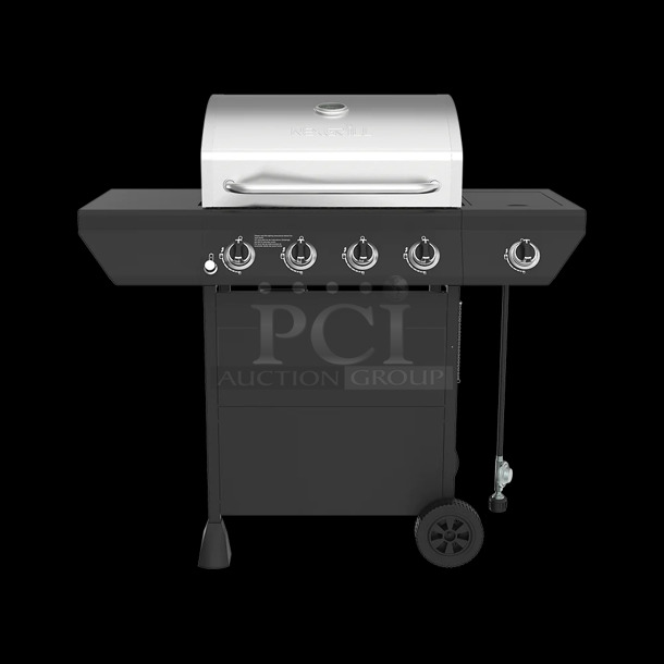 BRAND NEW SCRATCH AND DENT! Nexgrill 720-0925P Metal 4 Burner Gas Grill w/ Side Burner. Stock Picture Used as Gallery - Image 1 of 8