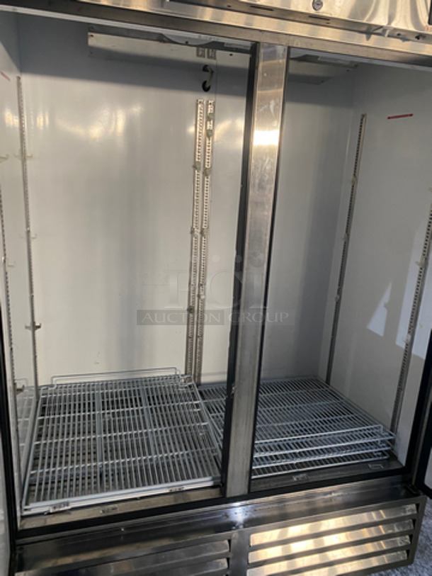Beverage Air Commercial 2 Door Reach In Freezer! With Poly Coated Racks! All Stainless Steel! Model: KF481AS SN: 9025623 115V 60HZ 1 Phase - Image 5 of 10