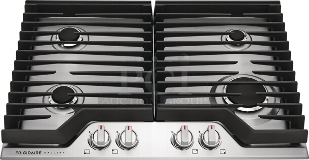 BRAND NEW SCRATCH AND DENT! Frigidaire GCCG3046AS 30" 4 Burner Gas Cooktop. Stock Picture Used For Gallery Picture. - Image 1 of 4