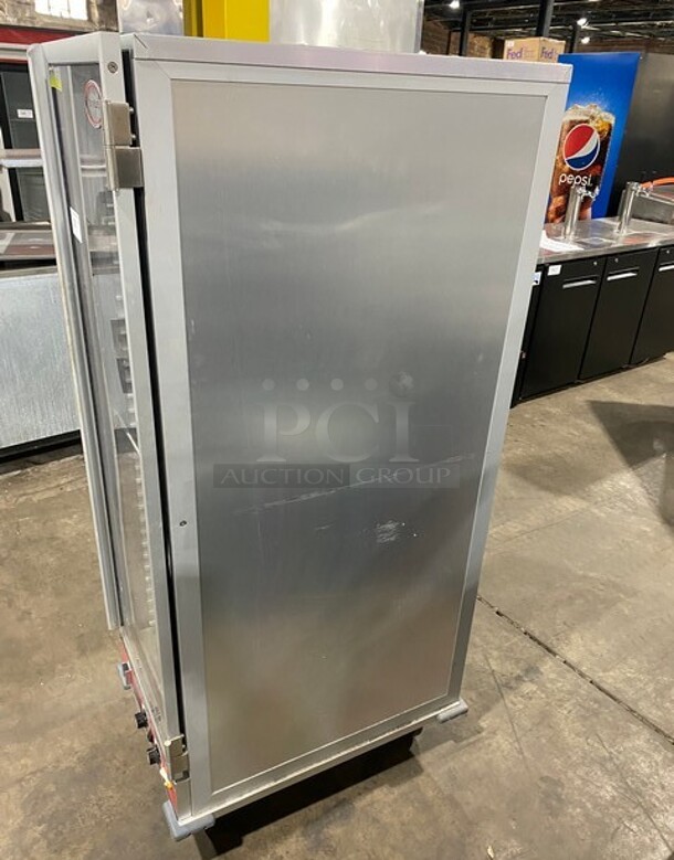 NICE! 2019 Bevles Metal Commercial Single Door Reach In Heated Holding Cabinet on Commercial Casters! All Stainless Steel MODEL HPIC6836 SN:1910013600012 120V  - Image 2 of 8