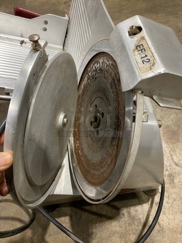 Fleetwood Commercial Countertop Deli/Meat Slicer! All Stainless Steel! Model: EF12 SN: EF12D977274 115V 60HZ 1 Phase - Image 7 of 10