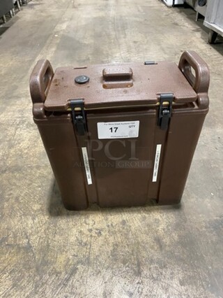 Cambro Insulated Beverage Dispenser/ Holder! With Side Handles! With Lid!