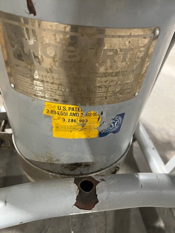 Hobart Commercial Heavy Duty VCM Vertical Cutter/Mixer/Mincer! All Stainless Steel! Model: VCM40 240V 60HZ 3 Phase - Image 5 of 9