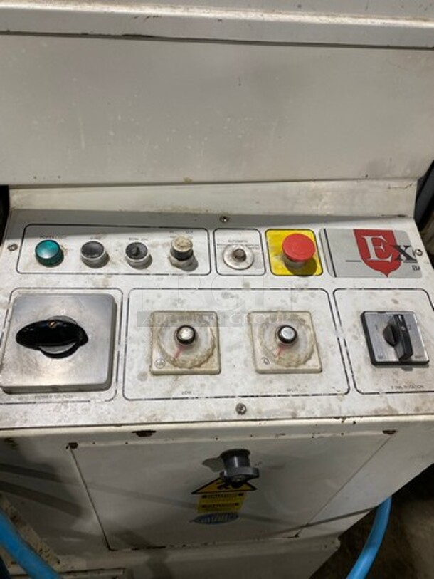 GREAT! Excalibur Commercial Floor Style Spiral Mixer! With Bowl Guard And Mixing Bowl! With Spiral Hook Attachment! Model: 200A SN: 970268 208V 3 Phase - Image 7 of 11