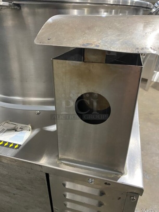 GREAT! Cleveland Range Floor Style Self-Contained Soup Kettle! All Stainless Steel! On Legs! Model: KGL40 SN: WT007907K01! Working When Removed!  - Image 10 of 10