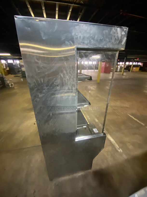 NICE! S & V Commercial Refrigerated Open Grab-N-Go Display Case! With Shelves! All Stainless Steel! Model: GC72SC SN: H1400002 208V 60HZ 1 Phase - Image 4 of 8