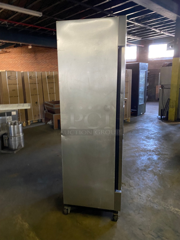True Commercial Single Door Reach In Refrigerator! With Poly Coated Racks! All Stainless Steel! On Casters! Model: T19 SN: 5288014 115V 60HZ 1 Phase - Image 4 of 9