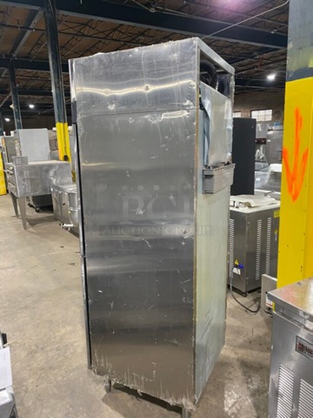 Turbo Air Commercial Split Door Reach In Refrigerator! With Poly Coated Racks! All Stainless Steel! On Legs! Model: M3R242 SN: M3R2H65002 115V 60HZ 1 Phase - Image 2 of 9