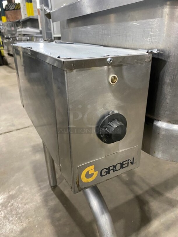 Groen Commercial Electric Powered Skillet/Braising Pan! All Stainless Steel! On Legs! - Image 6 of 8