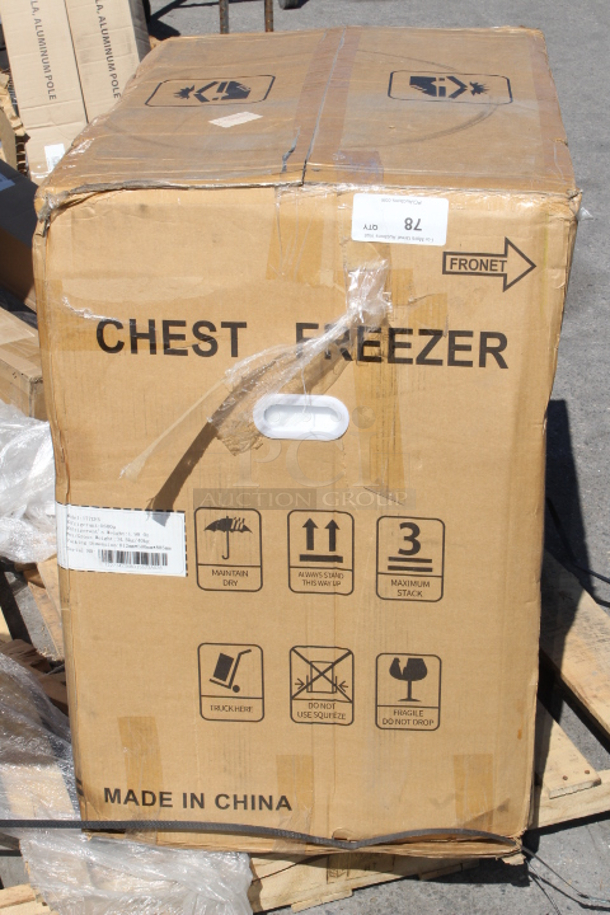 BRAND NEW SCRATCH & DENT! Galaxy CF5 Commercial Chest Freezer - 5.2 cu. ft. S/N:Т2277423XBD15523A028 30-1/8x22x33-1/2 - Image 4 of 6