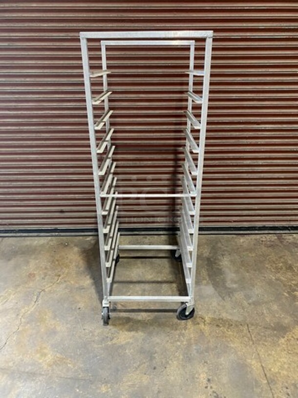 Metal Commercial Pan Transport Rack! On Casters! - Image 1 of 4
