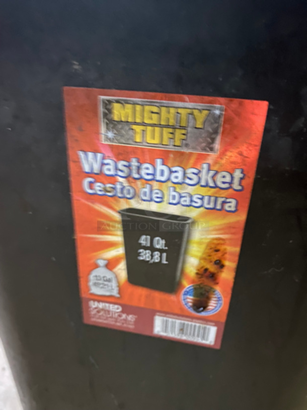 Black Poly Trash Bins! 2x Your Bid! - Image 4 of 4