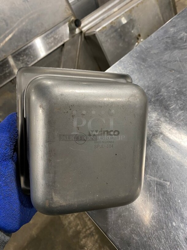 Winco Commercial Steam Table/ Prep Table Food Pans! All Stainless Steel! 4x Your Bid! - Image 4 of 4