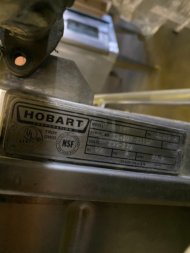 Hobart Commercial Pass-Through Dishwasher! All Stainless Steel! On Casters! Model: AM14C SN: 12102211CF 200/230V 60Hz 3 Phase - Image 8 of 10