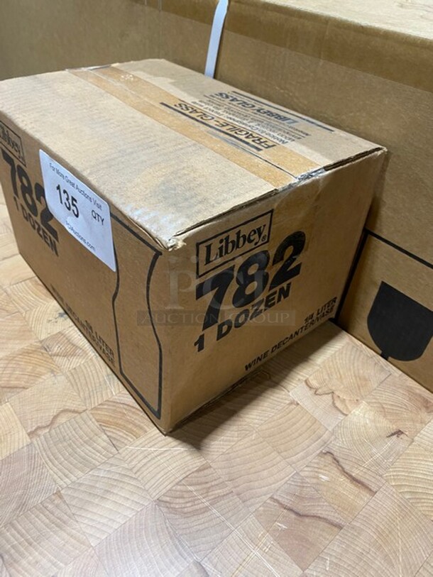 NEW IN BOX! Libbey 10oz Wine Decanter! One dozen! MODEL 782 - Image 2 of 7