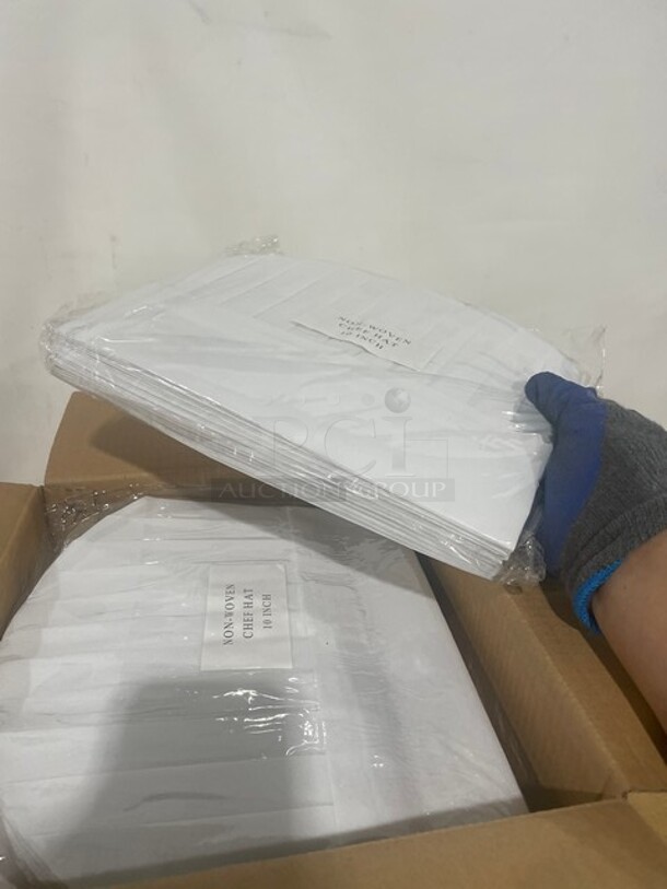 New 10" Non Woven Chef Hats! - Image 4 of 7