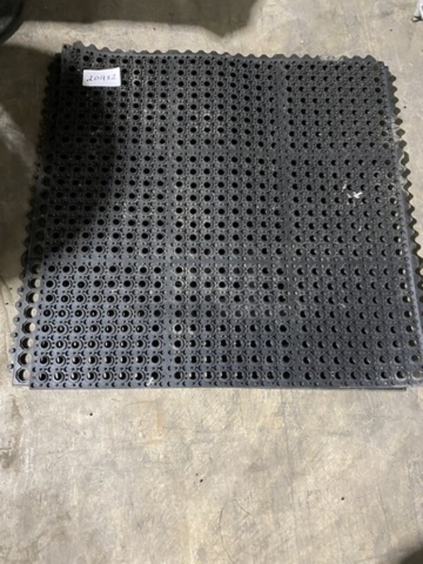 Commercial Anti Fatigue Rubber Floor Mats! 2 X Your Bid!