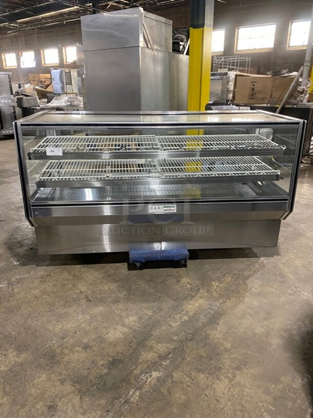 NICE! Bari Leader Commercial Dry Bakery Display Case/Merchandiser! All Stainless Steel! With Poly Coated Racks! With Sliding Rear Door Access! 115V 1 Phase! Model: CBK77 D SN: PU11M0072B! - Image 1 of 8
