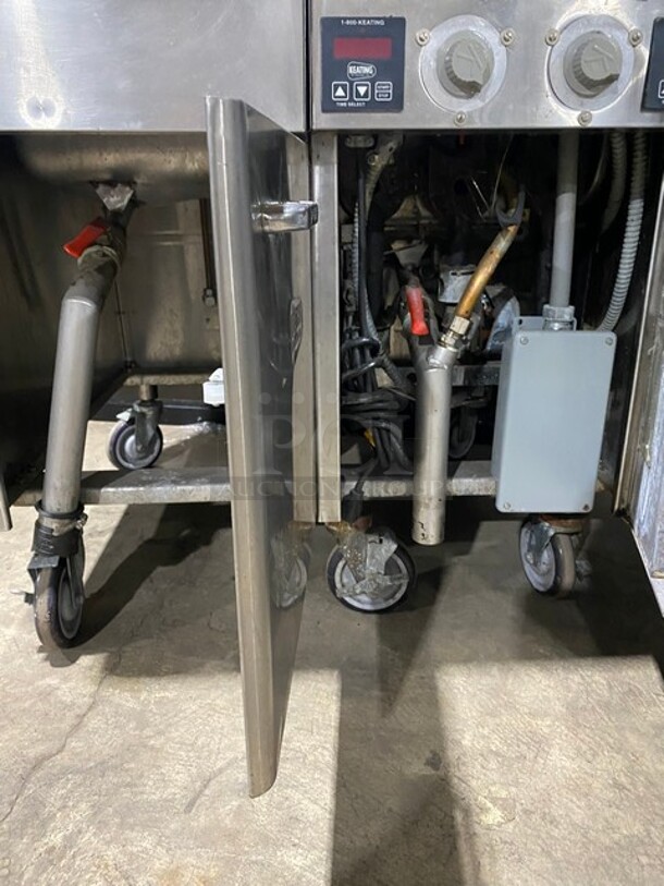 Keating Stainless Steel Gas Powered 2 Bay Pasta Cooker! On Casters!  - Image 6 of 11