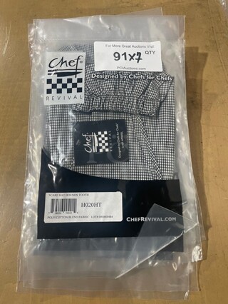 Chef Revival Scarf Hat! 7X Your Bid!