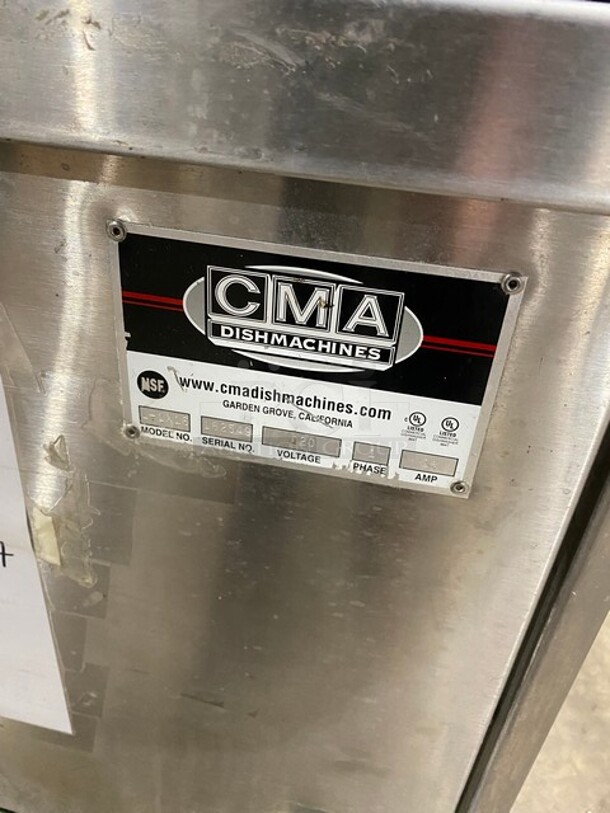 CMA Commercial Under The Counter Dishwasher! All Stainless Steel! MODEL L1X16 SN:182549 120V 1PH - Image 8 of 9