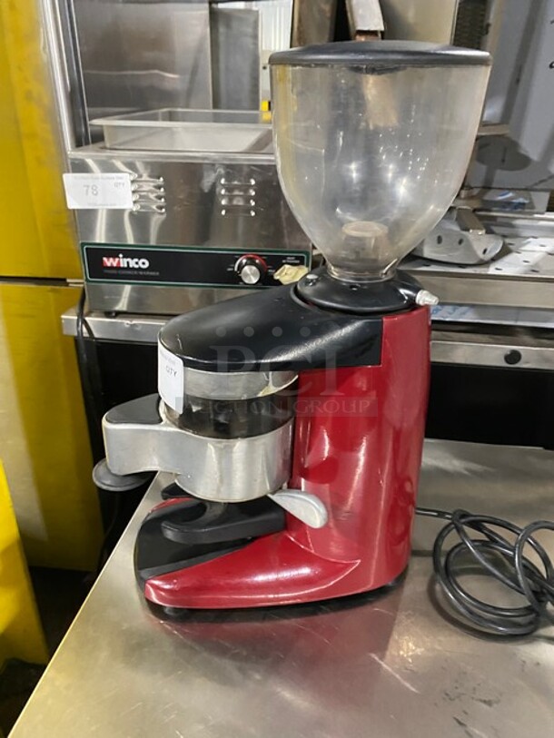 Compak k-3 Elite Espresso Grinder In Red! 110V - Image 2 of 7