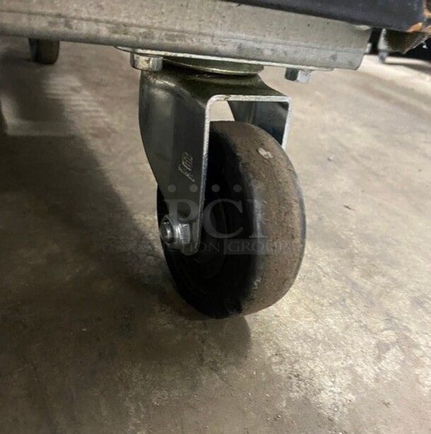 Summit Stainless Steel Commercial One door Reach In Cooler! On Commercial Casters! MODEL SCRR231! 115V 1 Phase!   - Image 8 of 11
