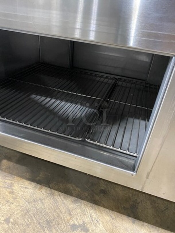 GREAT! NEW! Wells Commercial Drop In Steam Table/ Prep Station Combo! With Storage Space Underneath! All Stainless Steel! On Casters! Model: MOD200TD SN: M2TD0318A0005 208/240V - Image 5 of 11