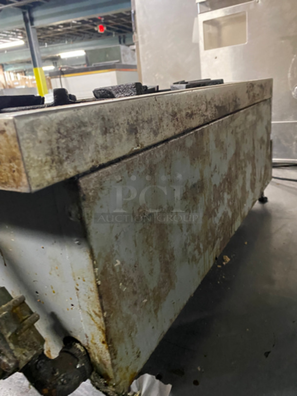 Garland Commercial Natural Gas Powered Countertop 2 Burner Stock Pot Range! All Stainless Steel! On Legs! - Image 4 of 8