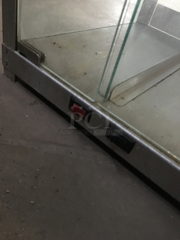 Commercial Countertop Warmer Display Merchandiser! 3 Compartments! Great For Small Snacks! 120V - Image 5 of 7