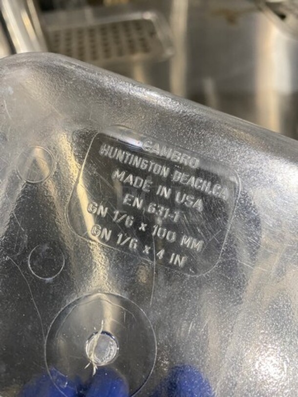 Cambro Clear Poly Perforated Food Pans! 8x Your Bid! - Image 5 of 5