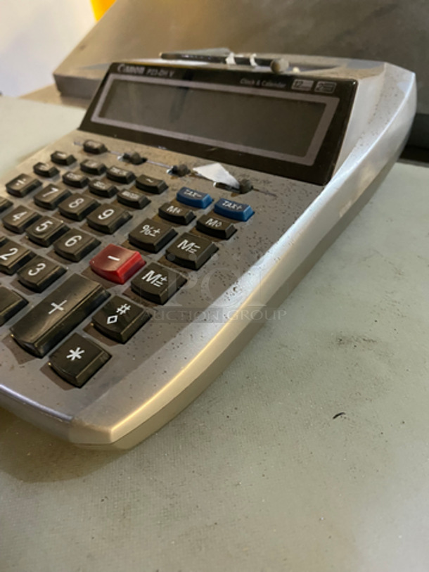 Canon Electric Printing Calculator! Model: P23DHV - Image 2 of 6