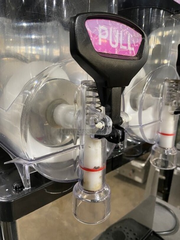 Icetro Commercial Countertop 2 Flavor Slushie/ Frozen Beverage Dispenser! Stainless Steel body! On Small Legs! Model: SSM52 115V - Image 6 of 10